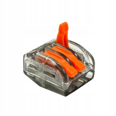 ZŁĄCZKA INSTALACYJNA DŹWIGNIOWA DRUT+LINKA 2x 0,2-4 32A