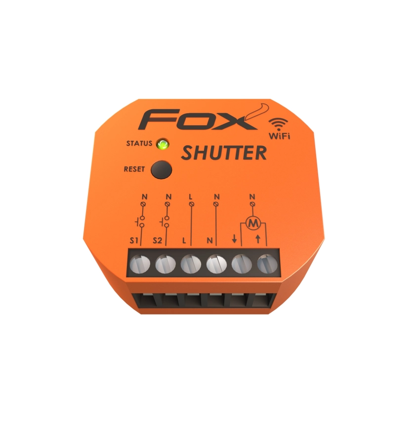 STEROWNIK ROLET WI-FI 230V F&F WI-STR1S2-P FOX STEROWNIK ROLET WI-FI 230V F&F WI-STR1S2-P FOX