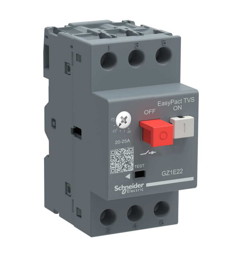 WYŁĄCZNIK SILNIKOWY 3P 1.0...1.6A 0,37KW TERMICZ. I ELEKTROM. 1szt. SCHNEIDER