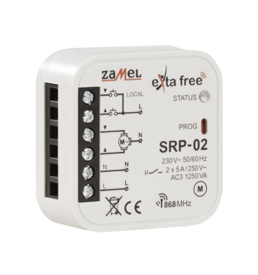 STEROWNIK ROLET DOPUSZKOWY ZAMEL SRP-02