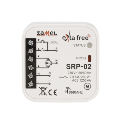 STEROWNIK ROLET DOPUSZKOWY ZAMEL SRP-02