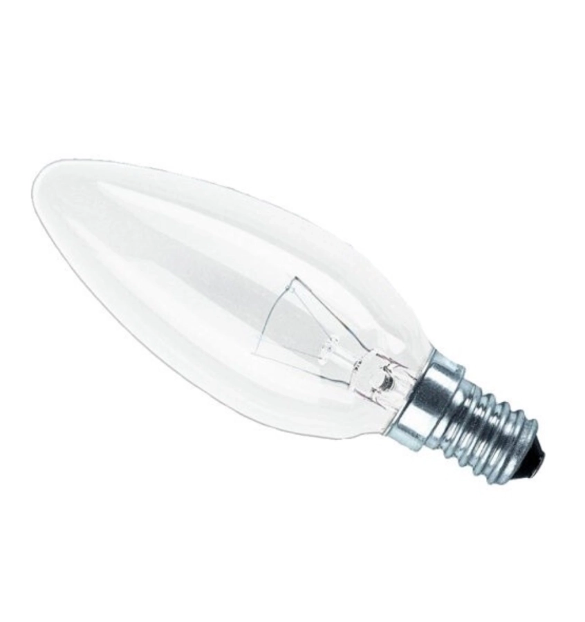 LAMPA SPECJALISTYCZNA ŻAROWA WYSOKOTEMPERATUROWA B35 40W E14 230V CLEAR 1szt. LVS