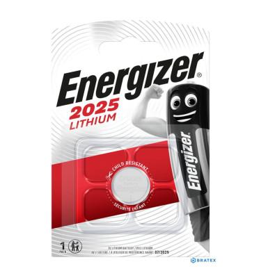 BATERIA SPECJALNA CR2025 3V DC BLISTER1SZT 1blister ENERGIZER