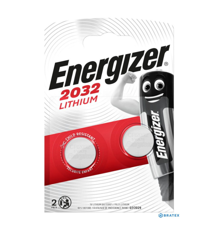 BATERIA SPECJALNA LITOWA CR2032 3V DC BLISTER2SZT 1blister ENERGIZER