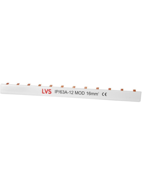 SZYNA ŁĄCZENIOWA IZOLOWANA 16 1P 54MOD LVS LVS-1P-54MOD