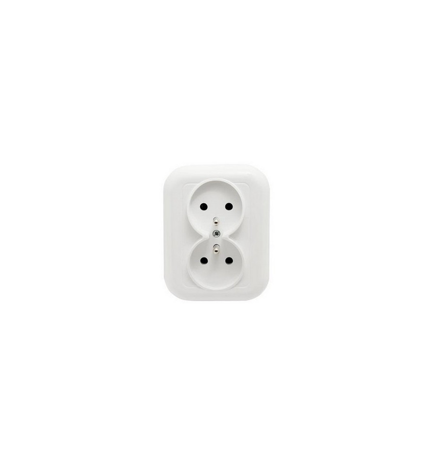 GNIAZDO NT 2x 2P+Z BIAŁY IP20 ABEX NT-6F BIAŁY FAN GNIAZDO NT 2x 2P+Z BIAŁY IP20 ABEX NT-6F BIAŁY FAN