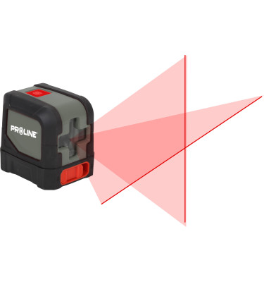 LASER KRZYŻOWY 1/4" 15m SAMOPOZIOM 4st CZERWONY PROFIX